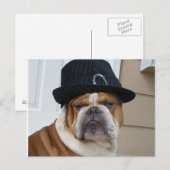 Het Engelse Briefkaart van het Briefkaart van de (Voorkant / Achterkant)