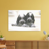 Het Engelse Cocker Spaniel is een hondenras. Het Canvas Afdruk (Insitu (Woonkamer))