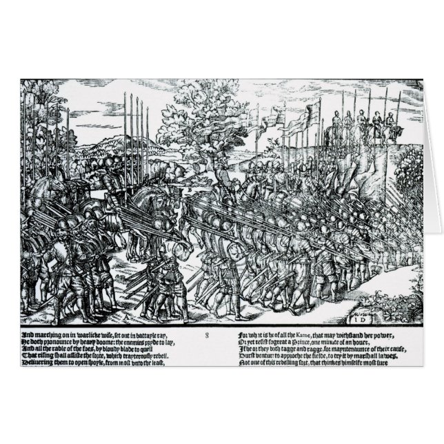 Het Engelse leger marcheert met Sir Henry Sidney (Voorkant Horizontaal)