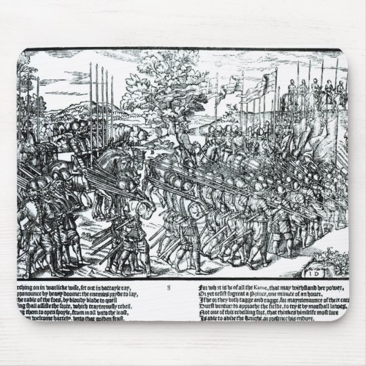 Het Engelse leger marcheert met Sir Henry Sidney Muismat (Voorkant)
