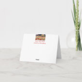 Het Engelse Plattelandshuisje met Papavers dankt u Bedankkaart (Achterkant)