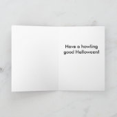 Het Engelse Spaniel Halloween van de Aanzetsteen Kaart (Binnen)