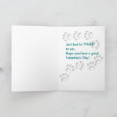 Het Engelse Spaniel Valentijns van de Aanzetsteen Feestdagen Kaart (Binnen)