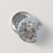 Het Engelstalige portret , kunst Ronde Button 3,2 Cm (Voorkant /achterkant)