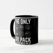 Het enige 6-pak dat ik ooit nodig heb. mok (Voorkant links)