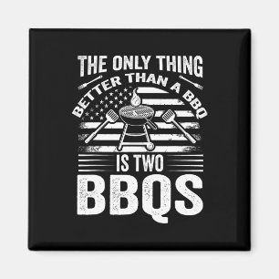 Het enige dat beter is dan een Bbq is twee Bbqs Gr Magneet