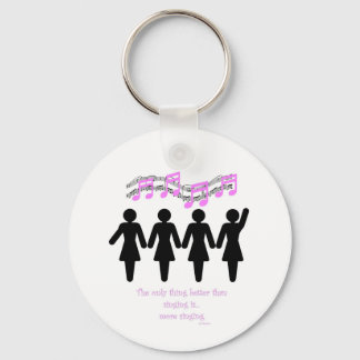 Het enige dat beter is dan zingen sleutelhanger