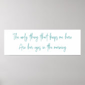 Het enige dat me hier houdt poster (Voorkant)