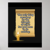 Het enige dat nodig is voor de overwinning van het poster (Voorkant)