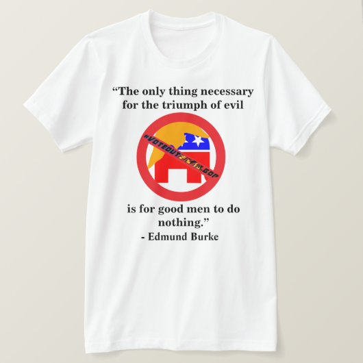 Het enige dat nodig is voor de overwinning van het t-shirt (Design voorkant)