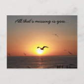 Het enige dat ontbreekt is dat je... briefkaart (Voorkant)