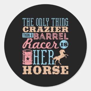 Het enige ding dat overkomt dan een racerpaard met ronde sticker