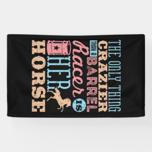 Het enige ding dat overkomt dan een racerpaard met spandoek