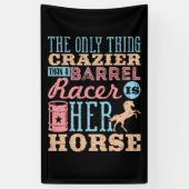 Het enige ding dat overkomt dan een racerpaard met spandoek (Verticaal)