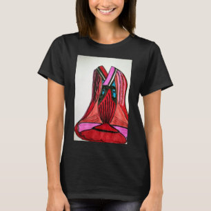 Het enige en enige mode chiffon vase T-shirt