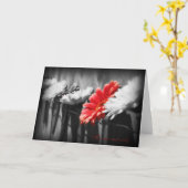 Het enige en enige Wenskaart Kaart (Gele Bloem)