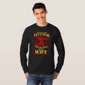 Het enige heter dan mijn forge is mijn vrouw Bla T-shirt (Voorkant volledig)