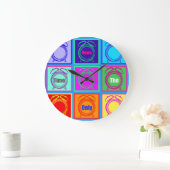 Het enige ontwerp van de tijdalarmklok noteert grote klok (Huis)