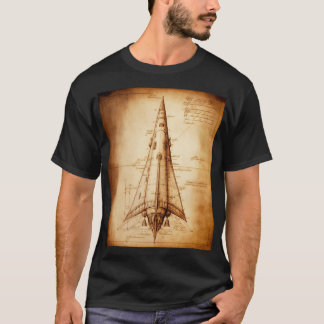 Het enige Raketontwerp van Leonardo da Vinci T-shirt
