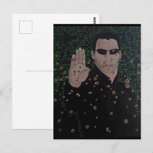Het enige schilderij van Alfred Fox Briefkaart (Voorkant / Achterkant)