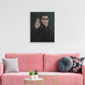 Het enige schilderij van Alfred Fox Canvas Afdruk (Insitu (Woonkamer))