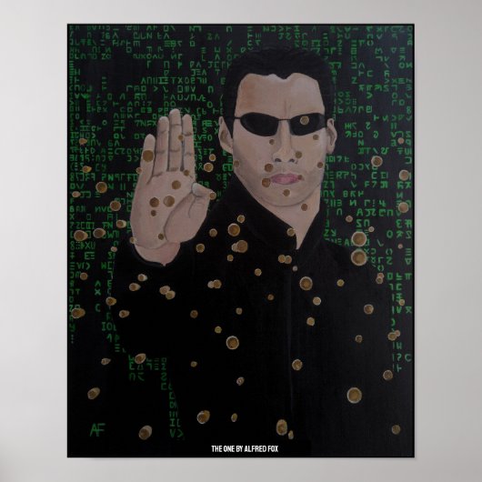 Het enige schilderij van Alfred Fox Poster (Voorkant)