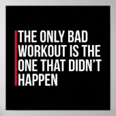 Het enige slechte citaat van de Gym van de Werking Poster (Voorkant)
