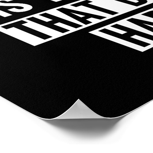 Het enige slechte resultaat is dat wat er niet geb poster (Hoek)