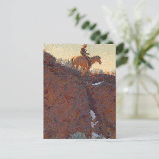 Het enige spoor van Maynard Dixon Briefkaart (Staand voorkant)