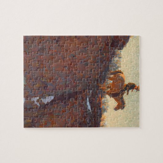 Het enige spoor van Maynard Dixon Legpuzzel (Horizontaal)