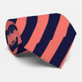 Het enige Stropdas van de marine en van de Koral g (Opgerold)