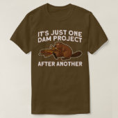 Het enige stuwdamproject na een ander hout t-shirt (Design voorkant)