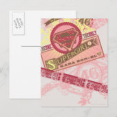 Het enige supermeisje briefkaart (Voorkant / Achterkant)