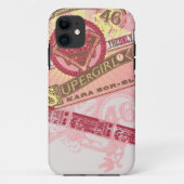Het enige supermeisje Case-Mate iPhone case (Achterkant)