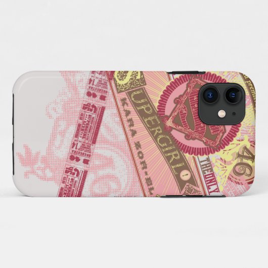 Het enige supermeisje Case-Mate iPhone case (Achterkant (horizontaal))