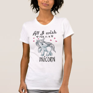 Het enige waar ik naar verlang is een Eenhoorn T-shirt