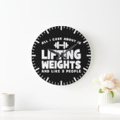 Het enige waar ik om geef is gewichtheffen. Grappi Grote Klok (Huis)