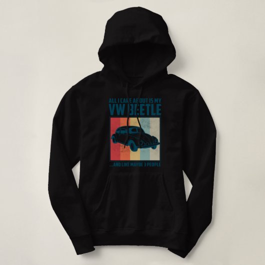 Het enige waar ik om geef is mijn Pontiac GTO en m Hoodie (Design voorkant)
