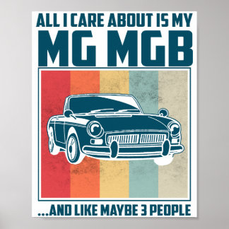 Het enige waar ik om geef is mijn Pontiac Gto enzo Poster
