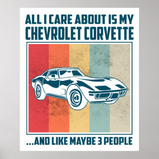 Het enige waar ik om geef is mijn Pontiac Gto enzo Poster