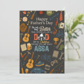 Het enige wat beter is dan jou als mijn vader Abba Kaart (Staand voorkant)