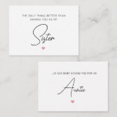 Het enige wat beter is dan jou te hebben, zwangers notitiekaartje (Voorkant / Achterkant)