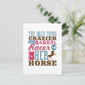 Het enige wat Crazier is dan Barrel Racer is haar Briefkaart (Staand voorkant)