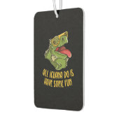 Het enige wat Iguana doet, is wat plezier - reptie Luchtverfrisser (Links)