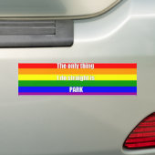 Het enige wat ik goed doe is Park Bumpersticker (Op auto)