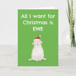 Het enige wat ik met Kerstmis wil is een schattige Kaart