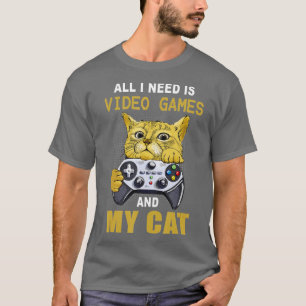 Het enige wat ik nodig heb zijn videogames en mijn t-shirt