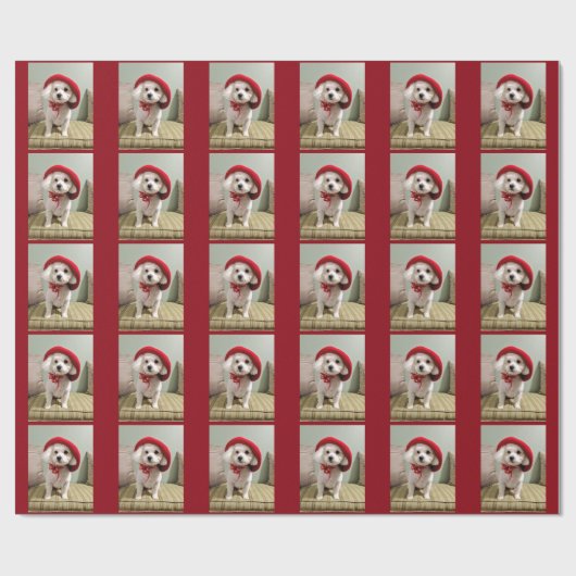 Het enige wat ik voor Kerstmis wil is Bijou. Cadeaupapier (Vlak)