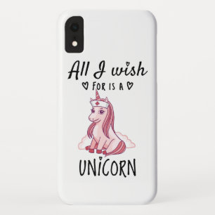 Het enige wat ik wens is een Eenhoorn Case-Mate iPhone Case