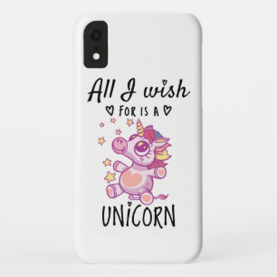Het enige wat ik wens is een Eenhoorn Case-Mate iPhone Case